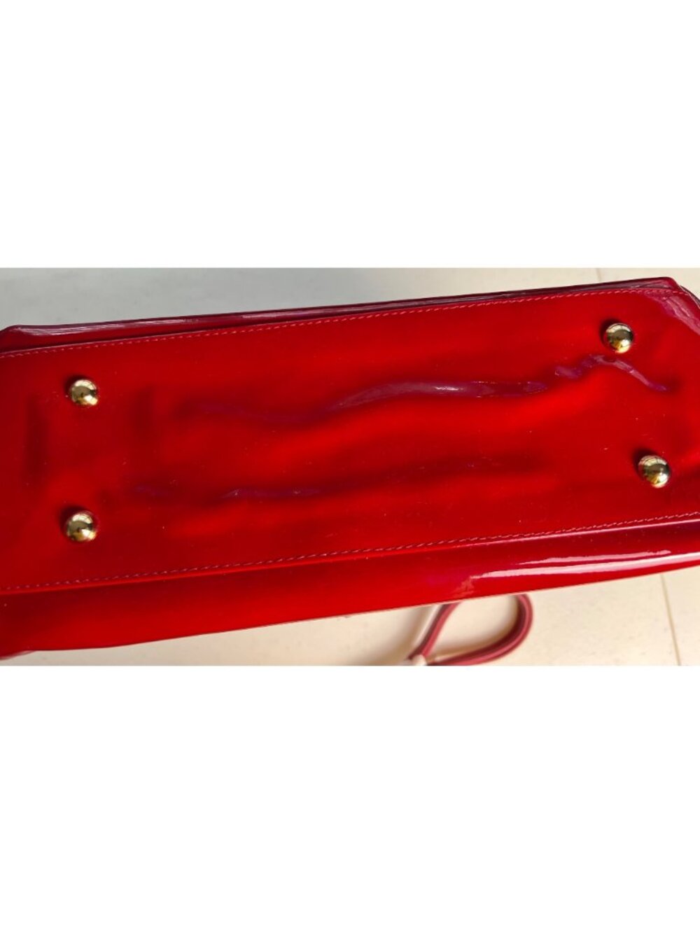 Massimo Zardi Italian Patent Leather Bag - Picture 7 of 15